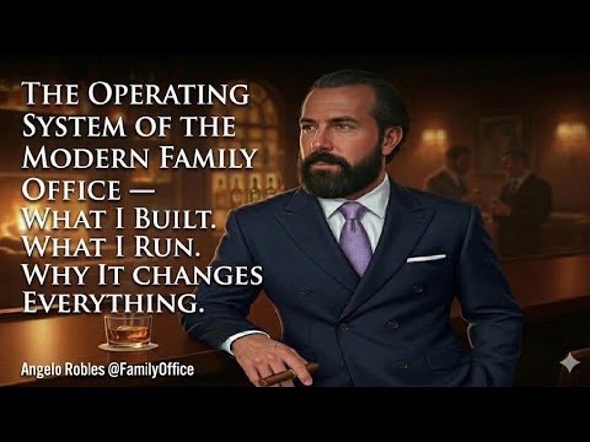 The Operating System of the Modern Family Office — What I Built. What I Run 📱