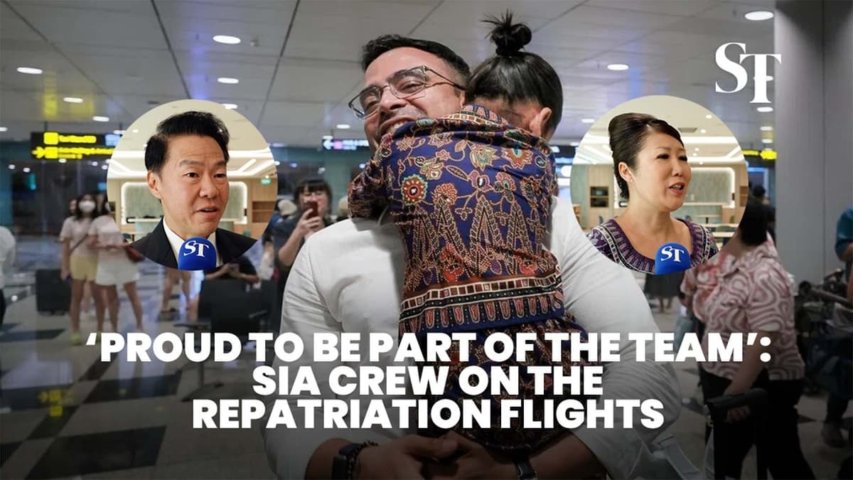 ‘Proud to Be Part of the Team’: SIA Crew on Middle East Repatriation Flights