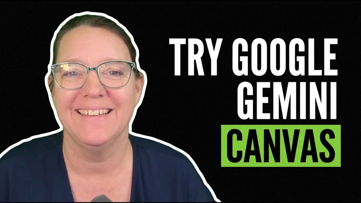 Try Out Gemini Canvas with Alice Keeler
