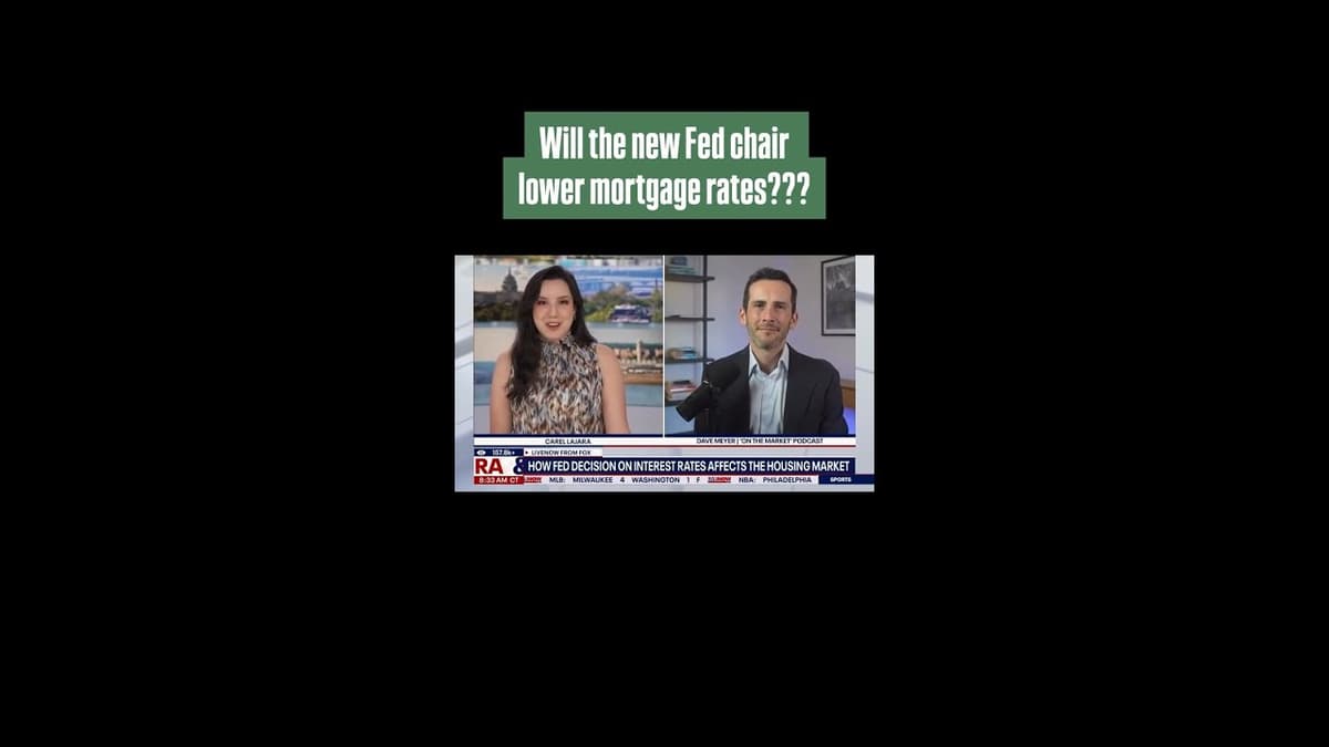Will The New Fed Chair Lower Mortgage Rates? 🏠