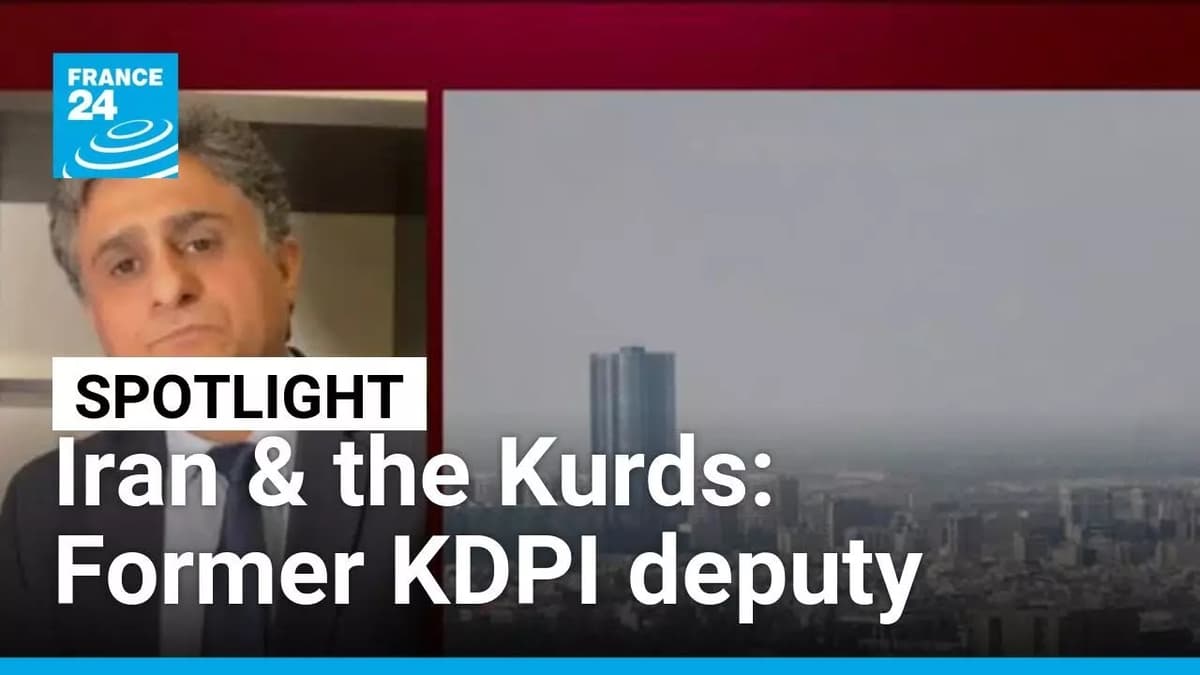 Former KDPI Deputy Secretary-General Asso Hassan Zadeh Speaks to France 24 • FRANCE 24 English