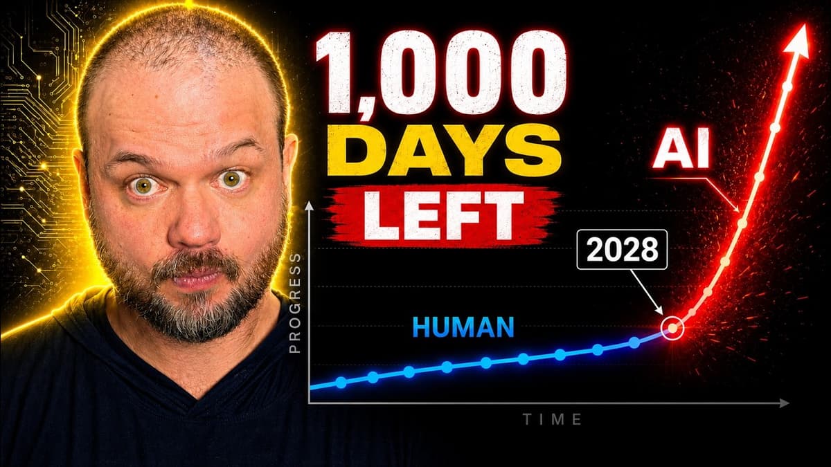 "1,000 Days Left" Anthropic Founder