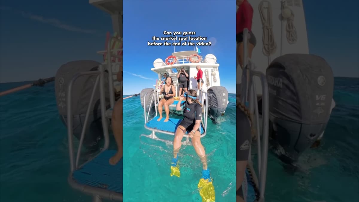 Can You Guess This Snorkel Location? 🤿👀