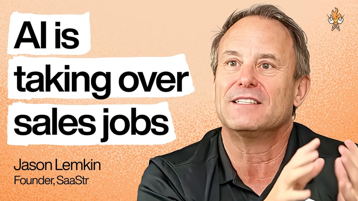 We Replaced Our Sales Team with 20 AI Agents—Here’s What Happened Next | Jason Lemkin (SaaStr)