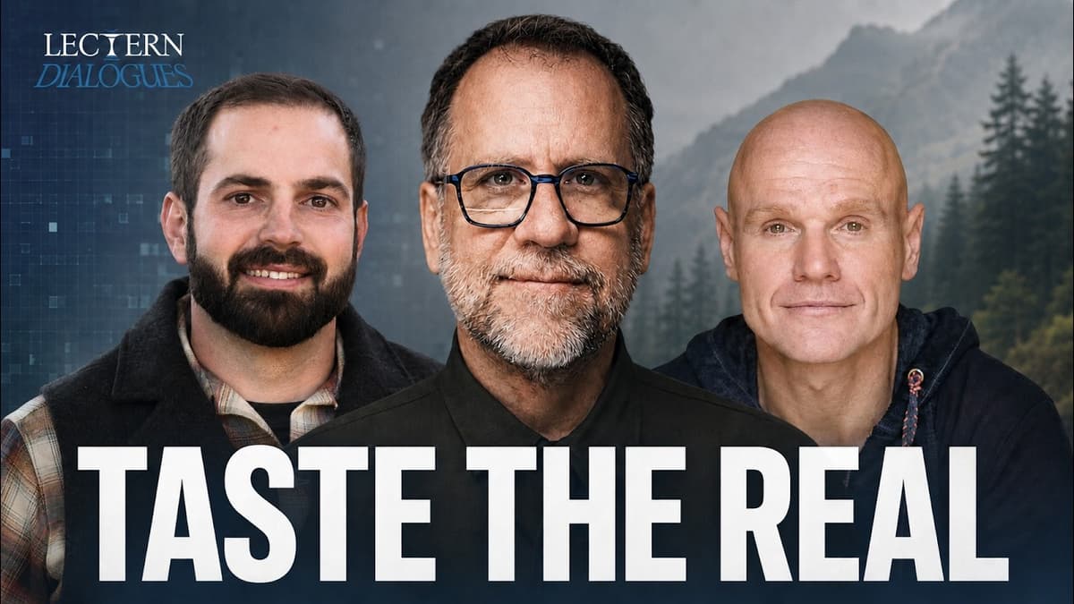 Are We Losing Our Taste for the Real? John Vervaeke, Guy Sengstock, Kyle Koch