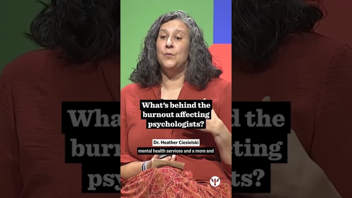What's Behind Psychologist Burnout? | APA 2025 #burnout #psychology #shorts