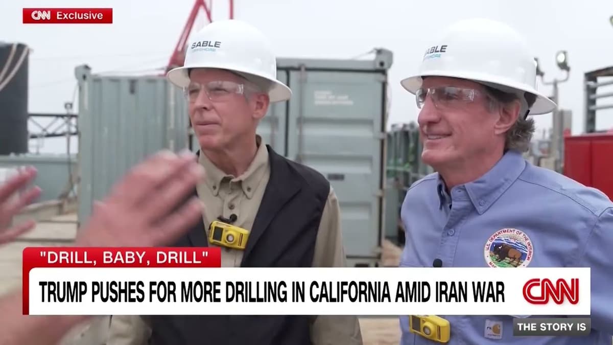 Secretary Wright and Secretary Burgum Join CNN and Tour Sables Offshore Oil Platform - June 5, 2026