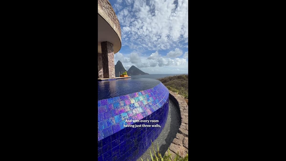 Visiting Jade Mountain St Lucia