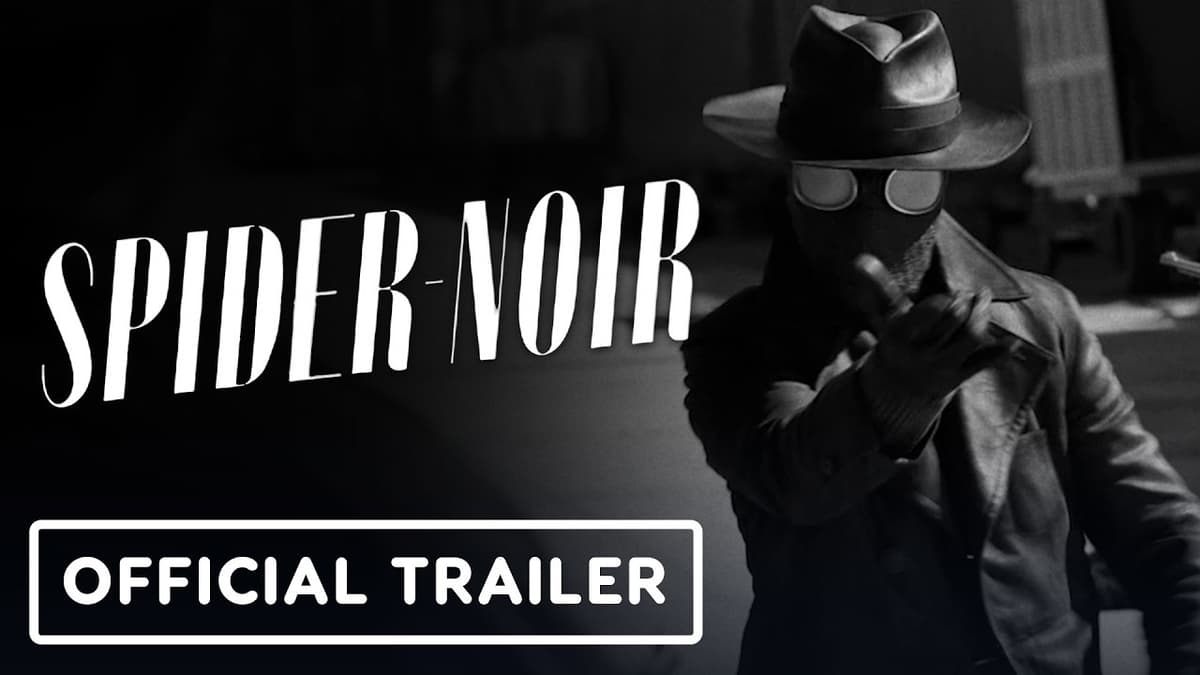 Spider-Noir - Official Black & White Trailer (2026) Nicolas Cage, Brendan Gleeson