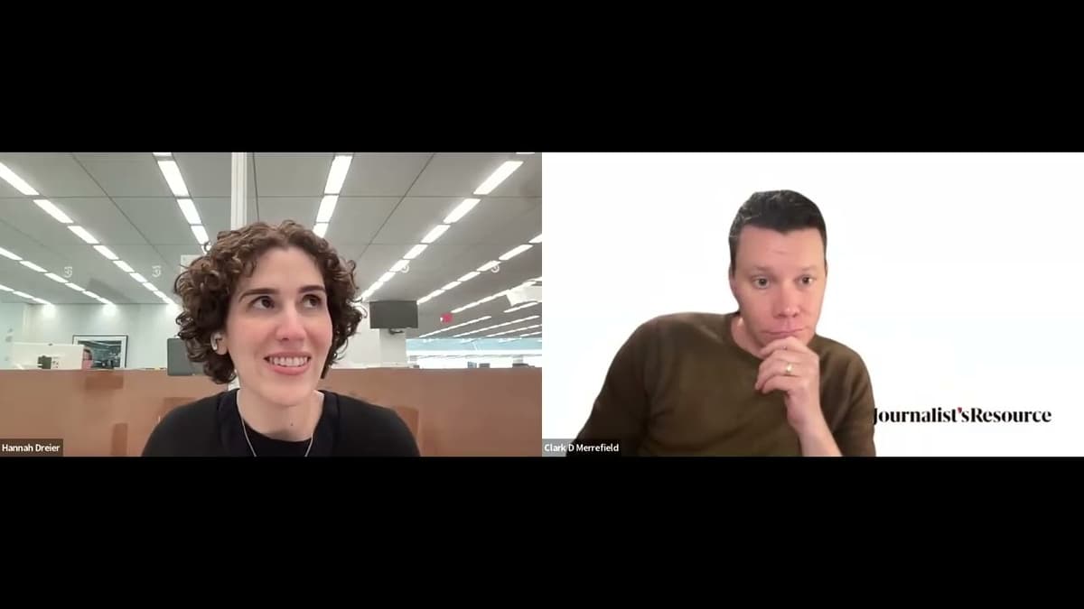 The 2026 Goldsmith Awards: How They Did It with Hannah Dreier of the New York Times