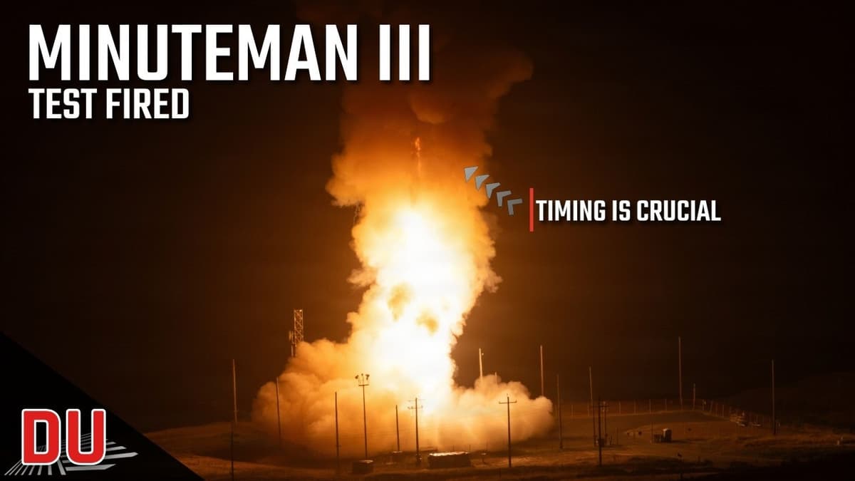 Why Test Firing of Minuteman III Is a Potent Message ?