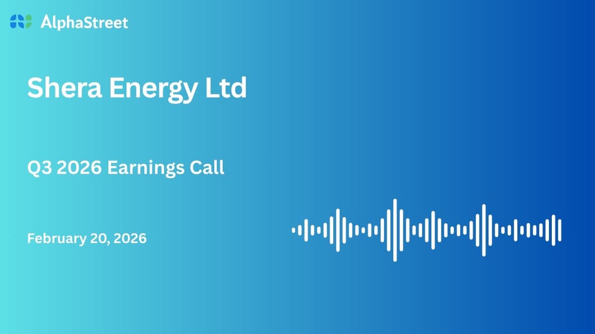 Shera Energy Ltd Q3 FY2025-26 Earnings Conference Call