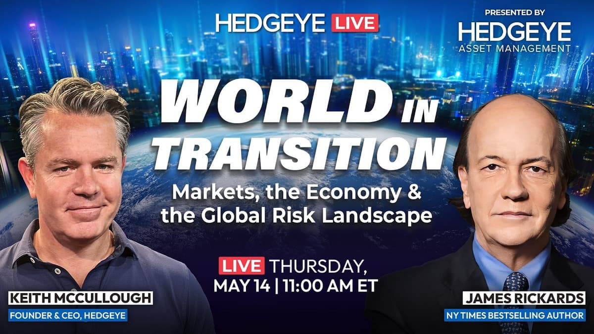 Real Conversations | Markets, the Economy & the Global Risk Landscape W/ Jim Rickards
