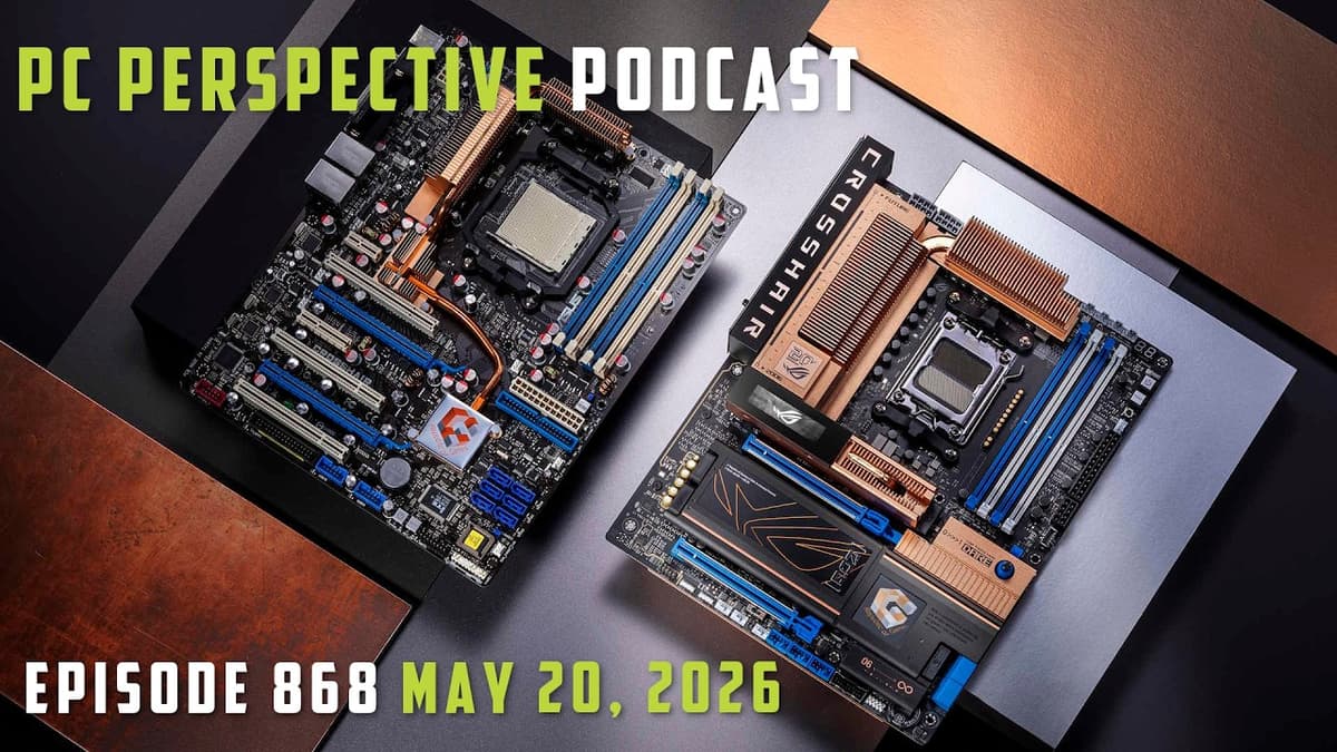 PCPer Podcast 868: New Ryzen X3D, NVIDIA Prints Money, RTX 5090 Price Hike, Noctua Home, and MORE