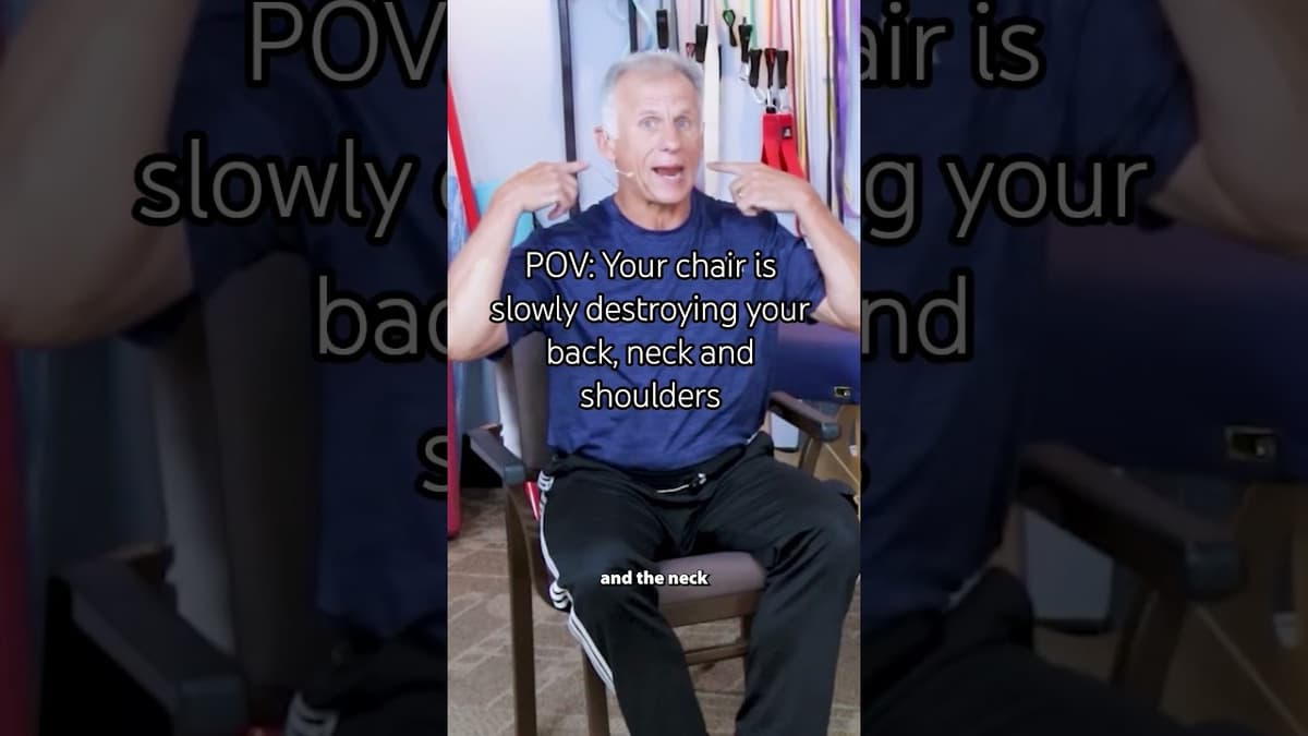 Your Chair Is Slowly Destroying Your Back.