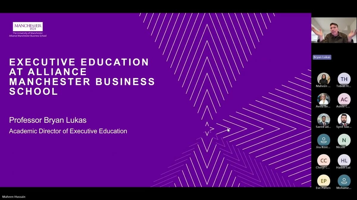 Mastering Market Leadership - Strategic Insights for Senior Managers Webinar Recording February 2026