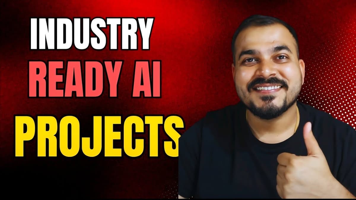 Industry Ready AI Projects With Deployment