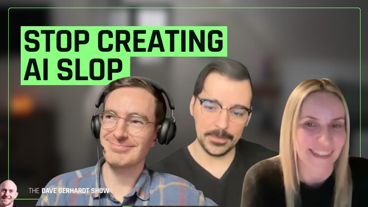 How Marketers Are Creating High Quality Content with AI (That's Not Slop!)