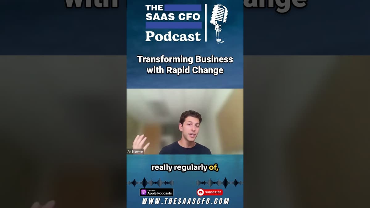 Transforming Business with Rapid Change #saas #shorts #onecrew #podcast