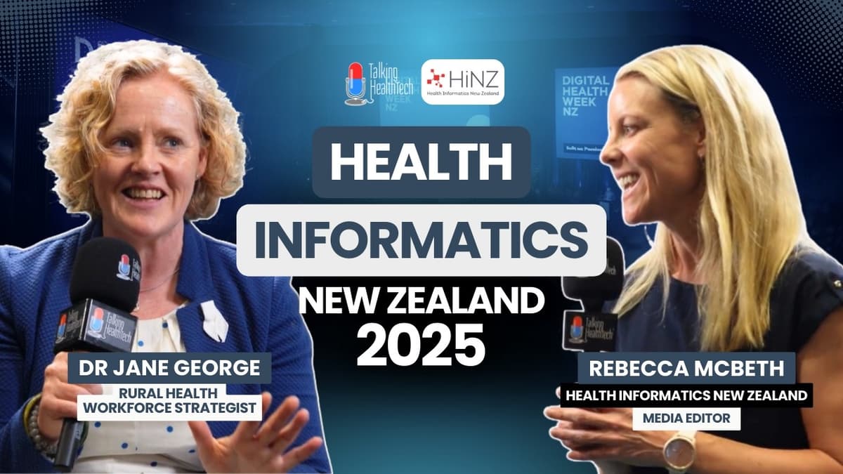 HiNZ 2025: Dr Jane George - Rural Health Workforce Strategist