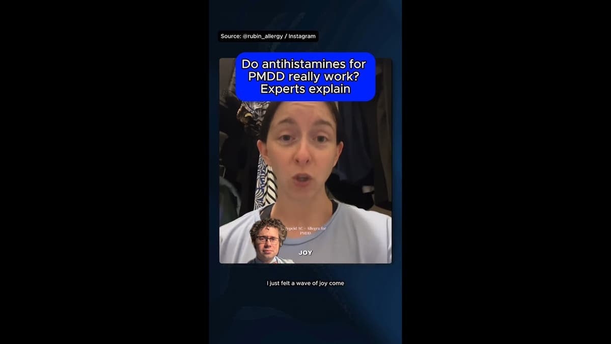 Do Antihistamines for PMDD Really Work? Experts Explain