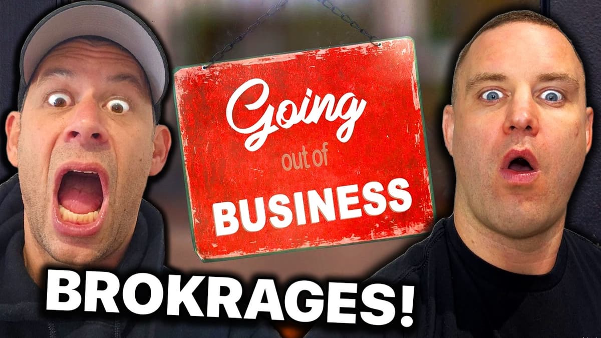 Brokerages Are SHUTTING DOWN!