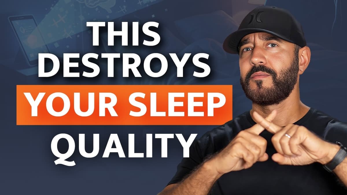 The #1 Thing That Destroys Sleep Quality (And How to Fix It TONIGHT!)