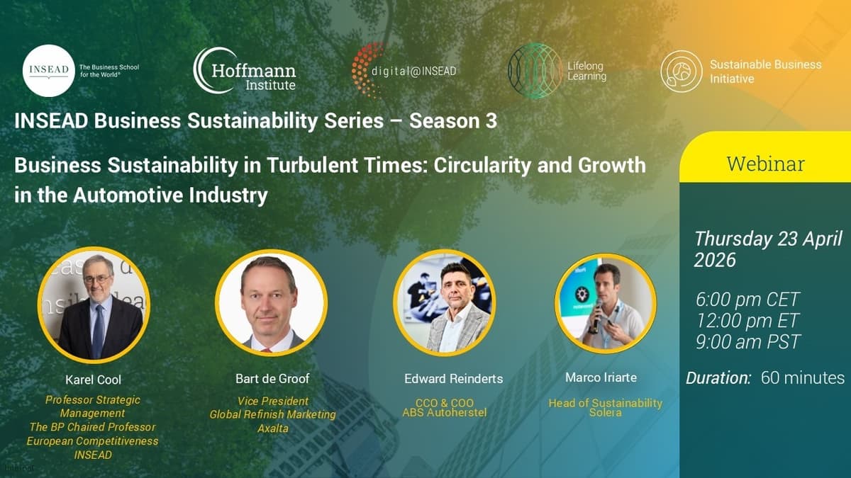 Business Sustainability in Turbulent Times: Circularity and Growth in the Automotive Industry