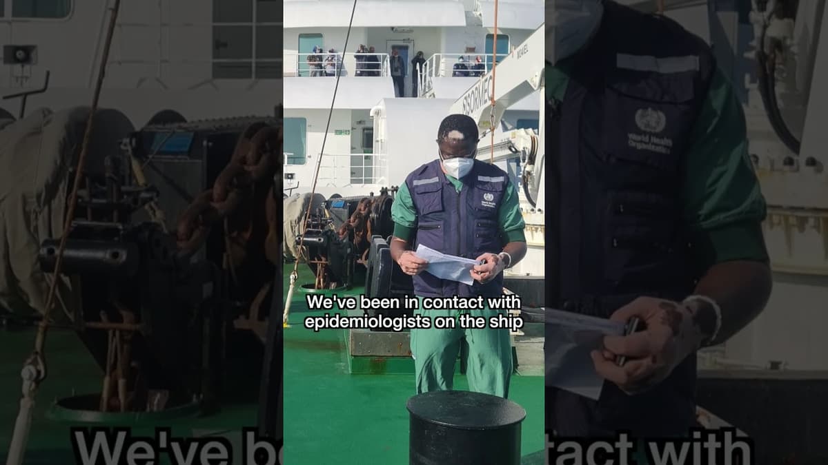 WHO Director-General Dr Tedros Updates on Passengers & Crew Disembarking From MV Hondius in Tenerife