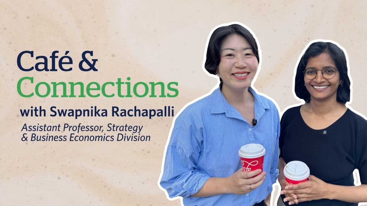 UBC Sauder | Café & Connections with Swapnika Rachapalli