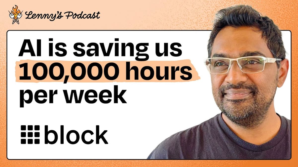 How Block Is Becoming the Most AI-Native Enterprise in the World | Dhanji R. Prasanna