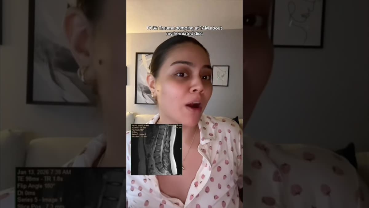 She Had A Herniated Disc For Years #backpain