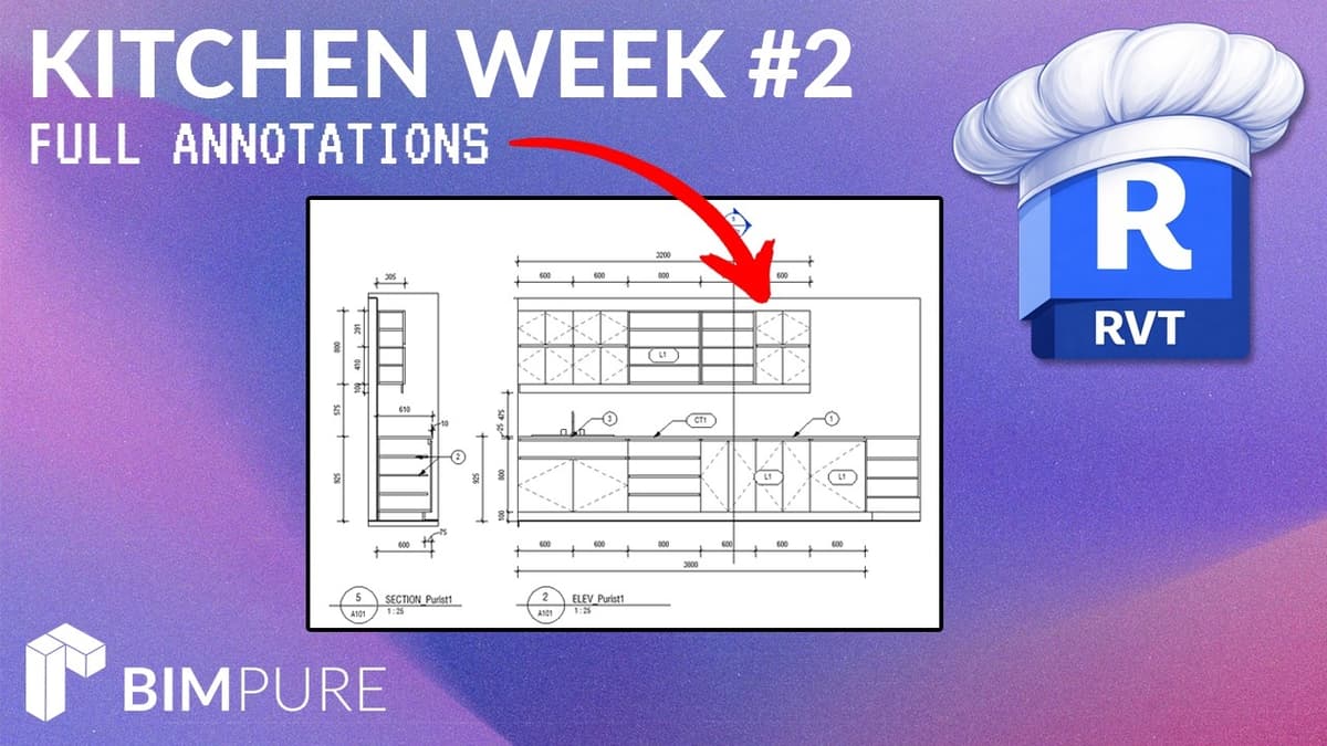 Revit Kitchen Week 2 - Annotation & Legends