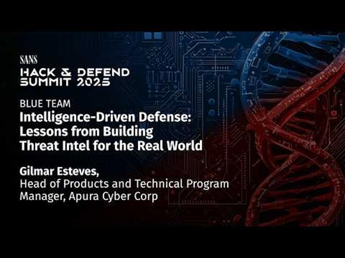 Blue Team | Intelligence-Driven Defense for the Real World