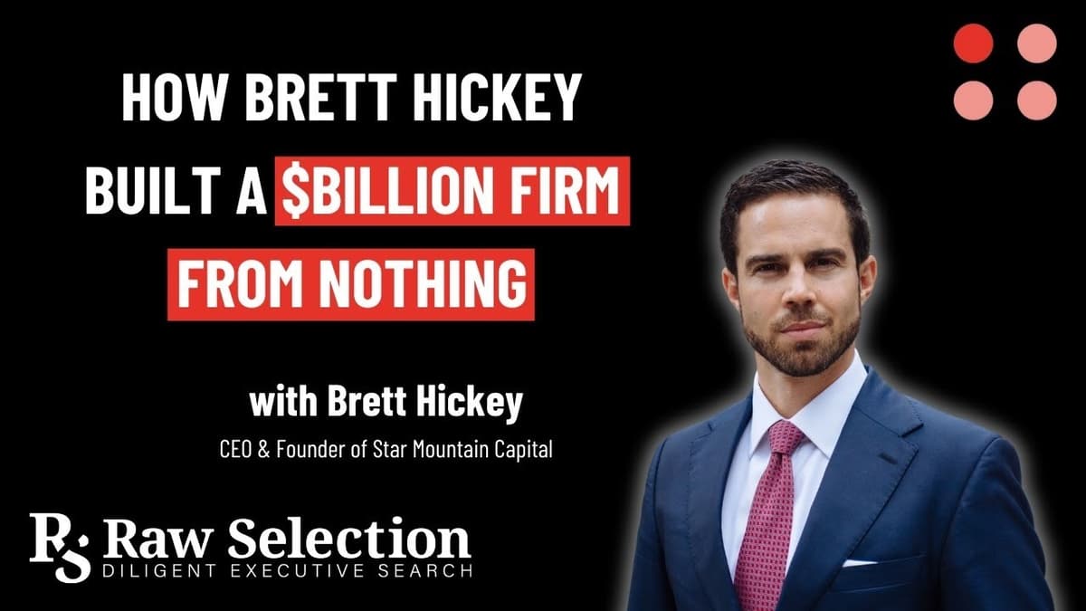 How Brett Hickey Built a $Billion Firm From Nothing | Leadership & PE Lessons Every CEO Must Hear
