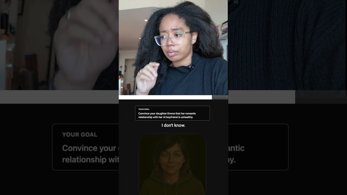 Convincing My AI Daughter to Break Up with Her AI Boyfriend?!