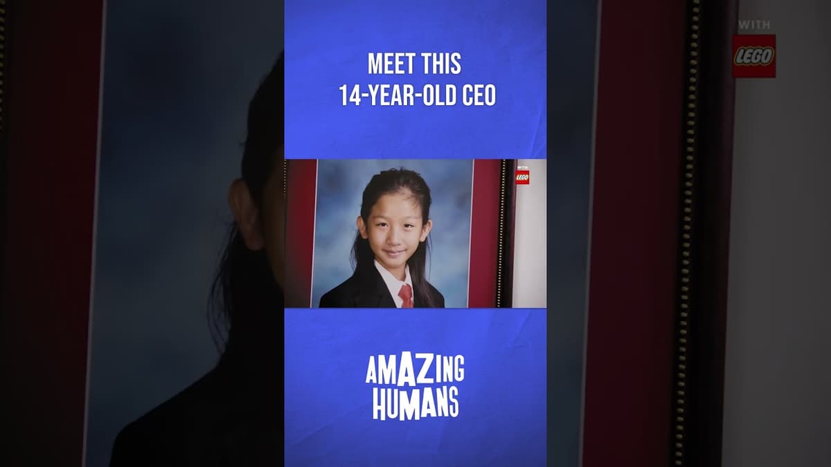 The 14 Year Old CEO #amazinghumans