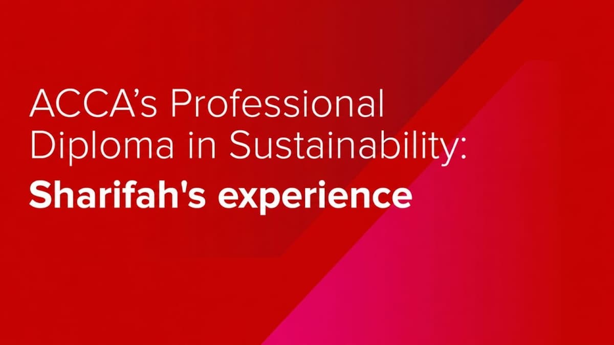 Strategic ESG Risk Management | ACCA Professional Diploma in Sustainability