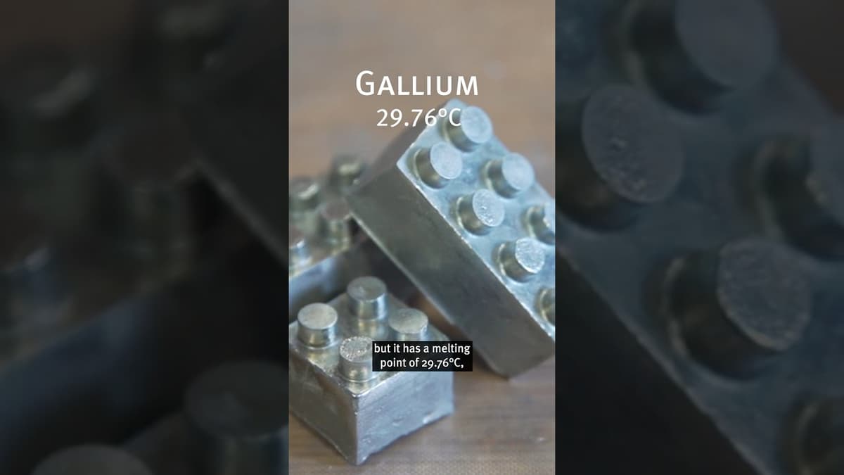 Liquid Metal Embrittlement Demonstration with the Ri #shorts #science #scienceeducation #liquidmetal