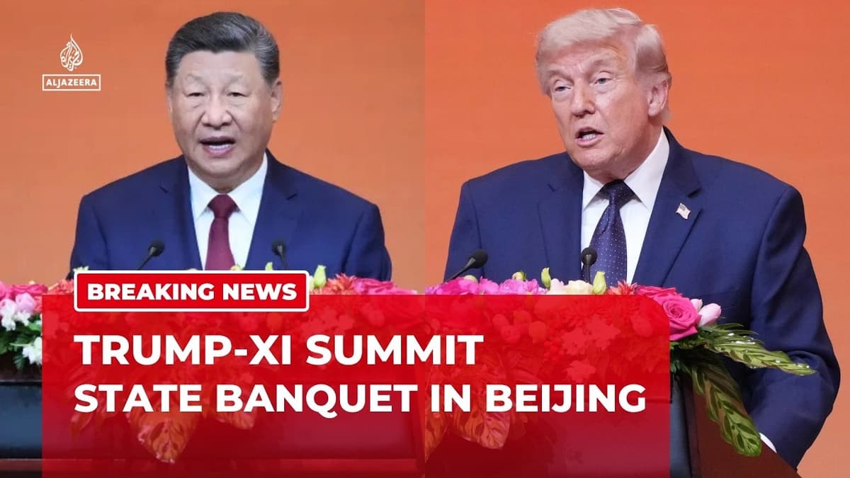 Xi Urges US-China Partnership as Trump Calls Him ‘My Friend’ in Banquet Remarks