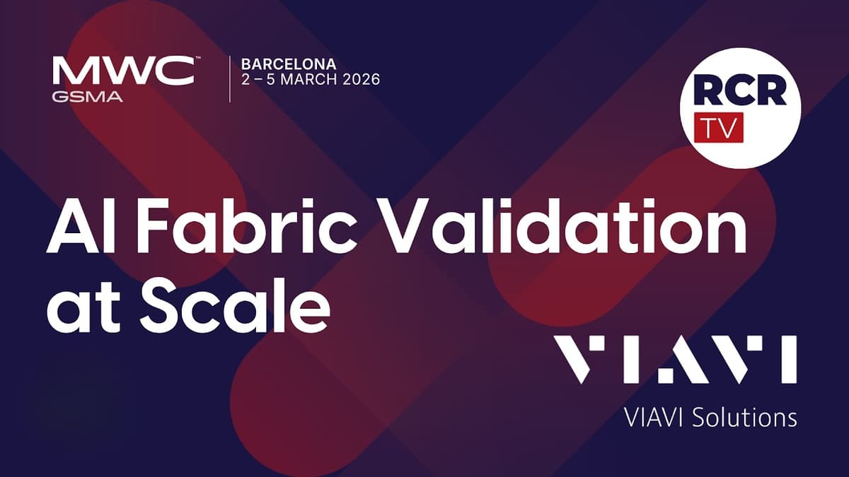 AI Fabric Validation at Scale - VIAVI at MWC Barcelona 2026