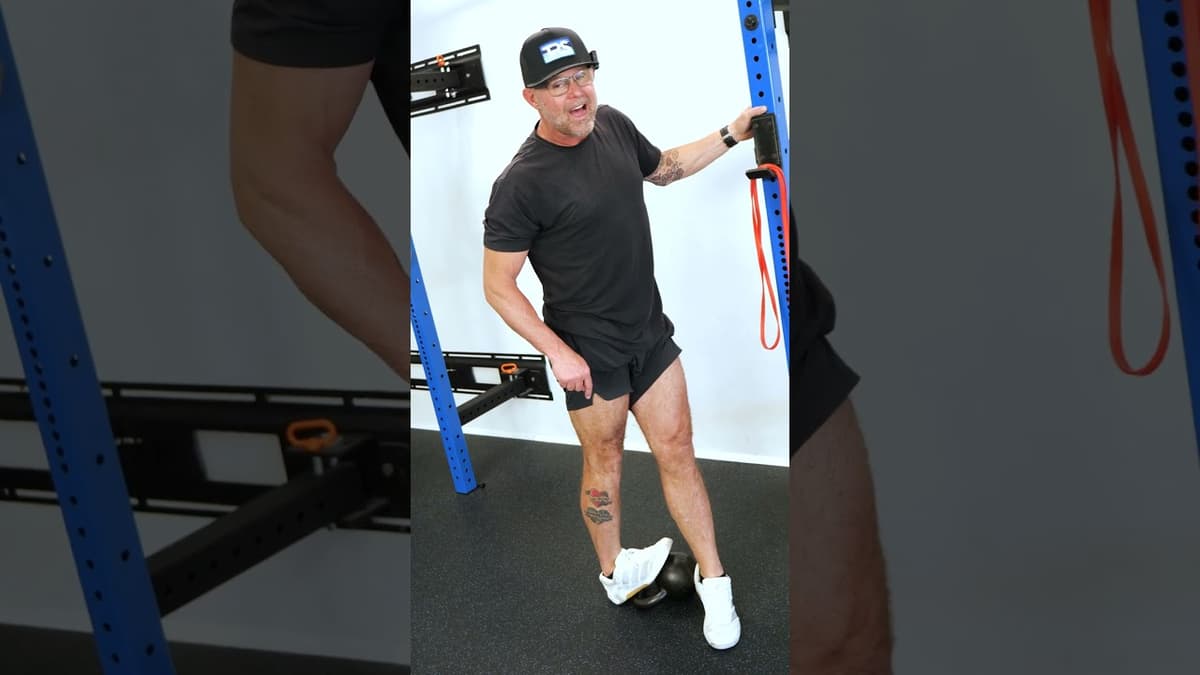 Calf Stretch Isometric for Better Dorsiflexion, Ankle Mobility & Deep Calf Release (3x 30s/Side)