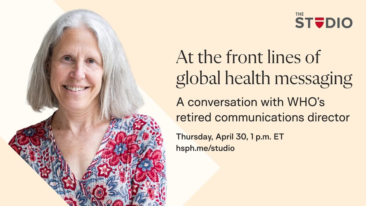 At the Front Lines of Global Health Messaging: A Conversation with Gabriella Stern