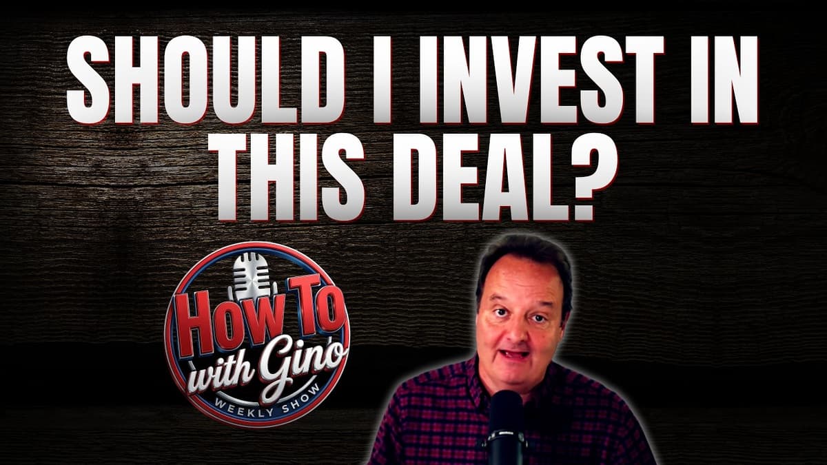 Should I Invest in This Real Estate Deal