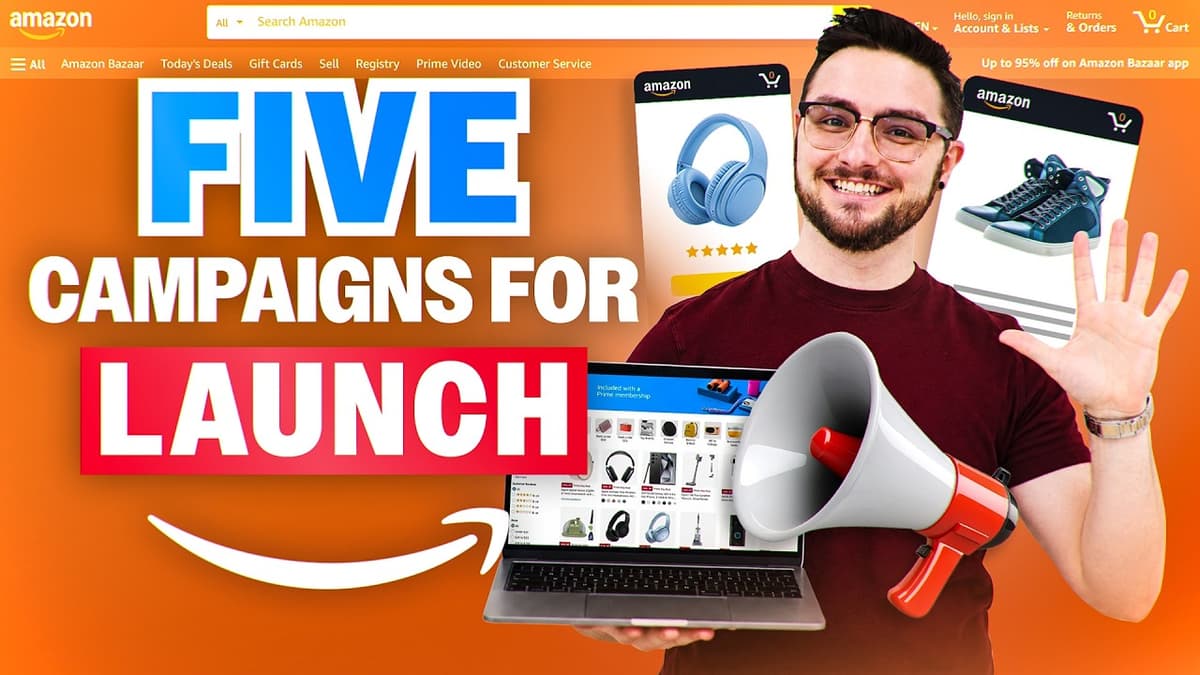 Amazon PPC Launch Strategy | Auto Campaigns, Broad Campaigns & Rankings