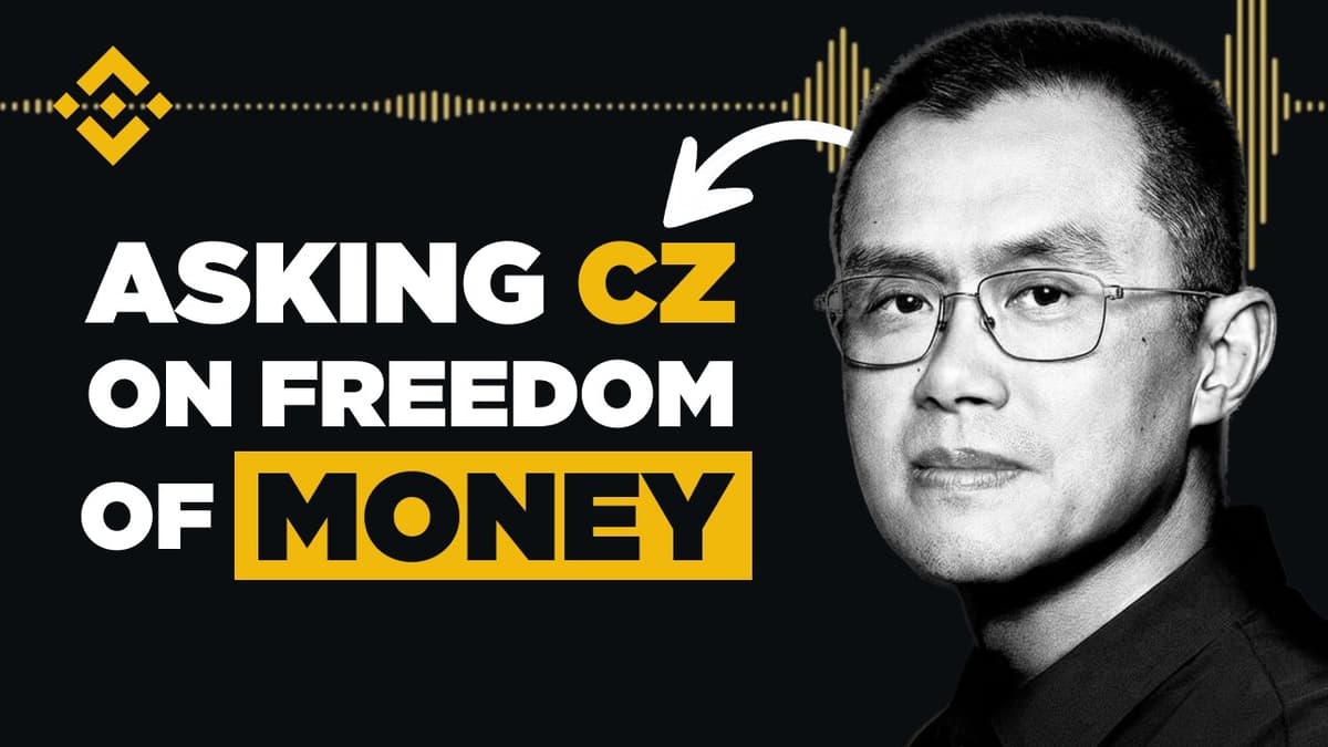 CZ on "Freedom of Money" And Future of Crypto: Unfiltered AMA with Binance