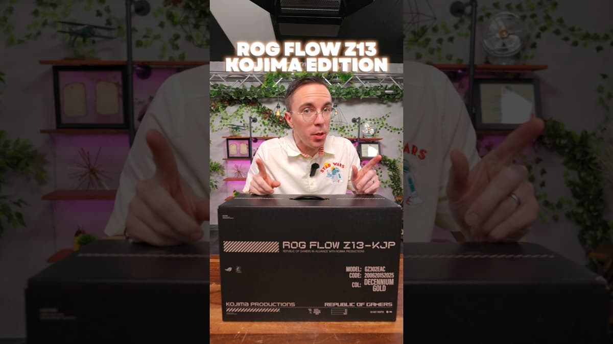 This Special Edition Laptop Is WILD - ROG Flow Z13 KJP Edition