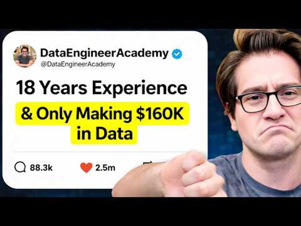 18 Years Experience & Only Making $160K in Data (Live AMA with CEO of Data Engineer Academy)