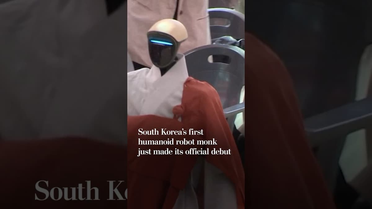 South Korea’s Debut First Humanoid Robot Monk