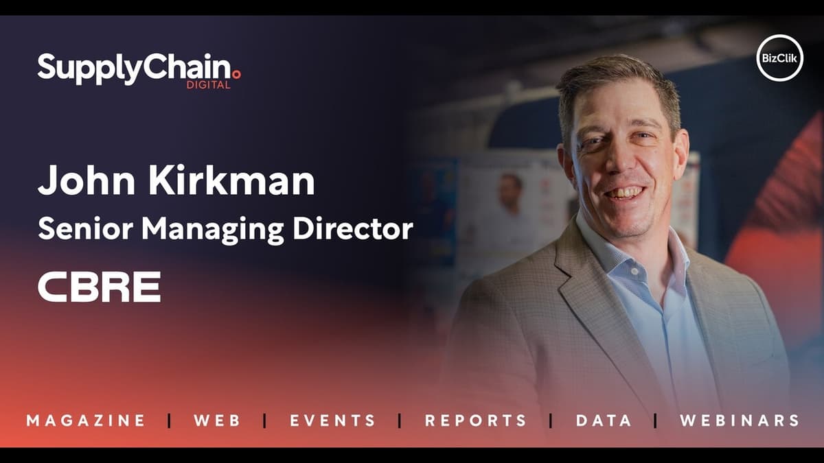 Manifest Vegas | John Kirkman, CBRE, on Real Estate in Supply Chain